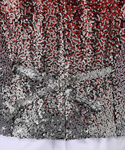 Mens Sequins Blazer Vest Suit Peak Lapel 3 Piece Vintage Gradient Stage Party Shiny Fashion Tuxedos3