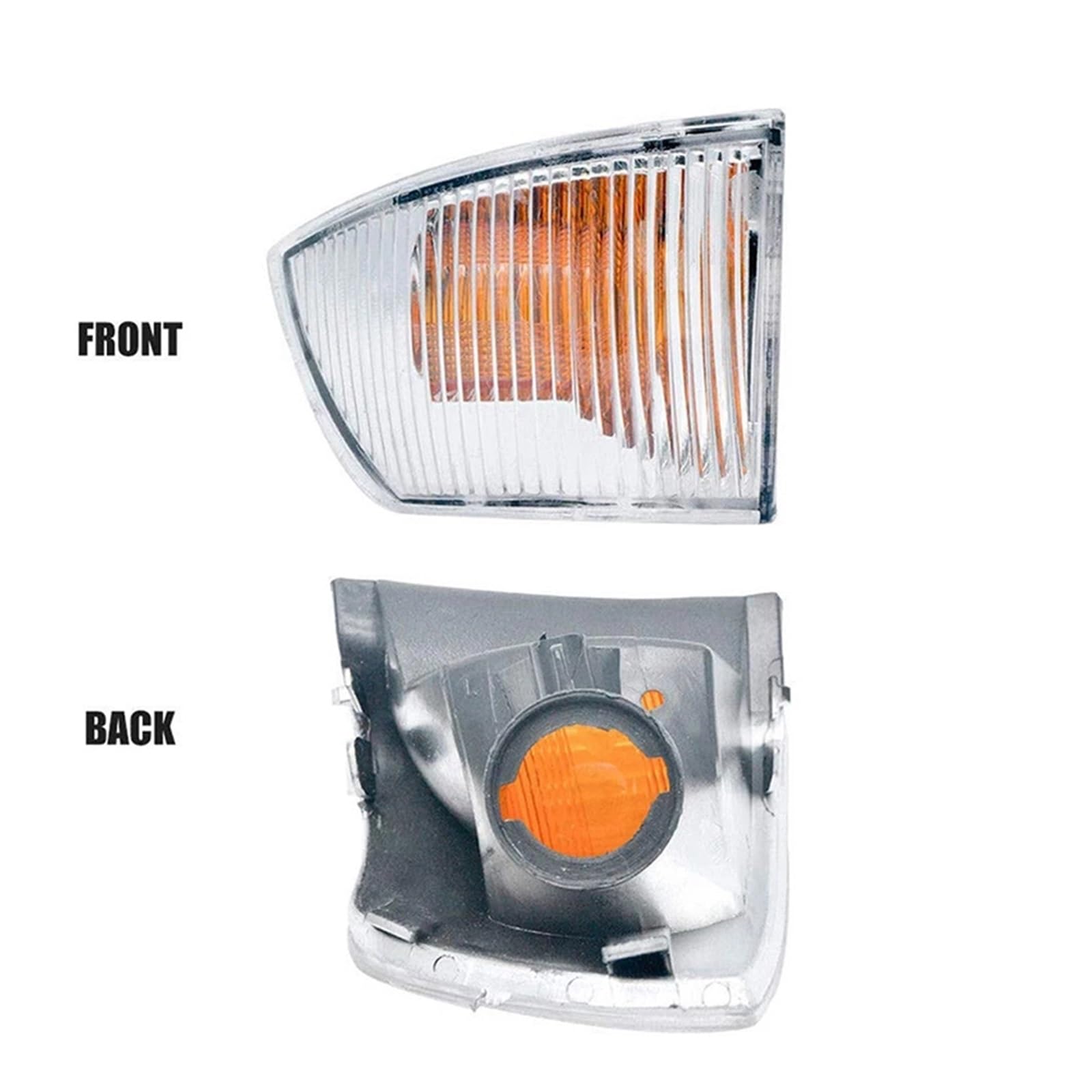 2pcs Auto Specchietto retrovisore laterale Indicatori di direzione Indicatori di retromarcia Alloggiamento lampada (senza lampadina) for Iveco 2006-2011