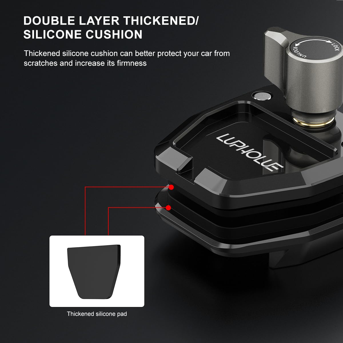 Supporto a clip per parabrezza moto a sgancio rapido con braccio magico universale per GoPro Hero 12 11 10 9 8 7, Insta360 X4 X3 X2 X ONE RS R, DJI Osmo Action, smartphone