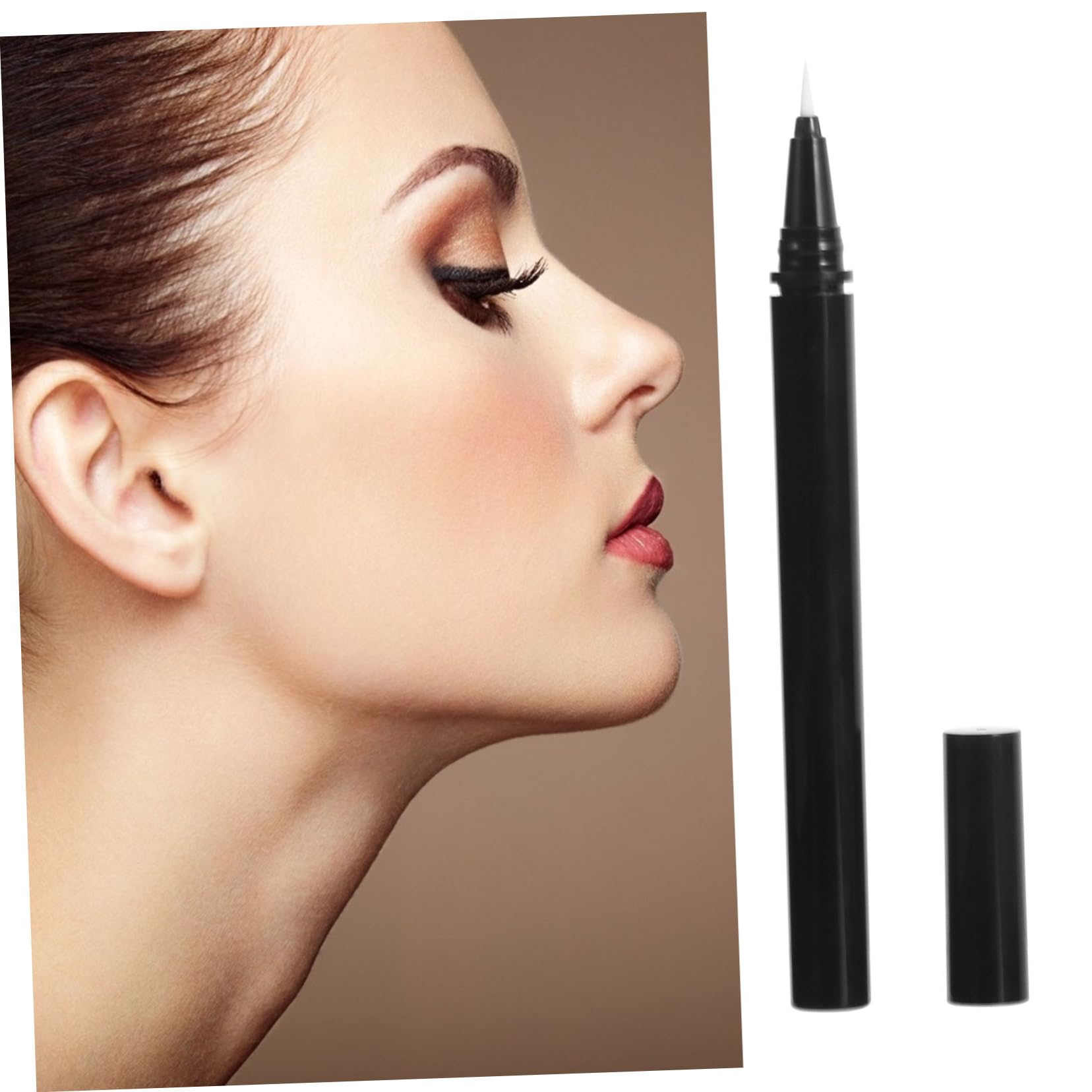 9pezzi Penne Eyeliner Vuote Setola Assortita Contenitori Ricaricabili Per Pratici Eyeliner Unghie