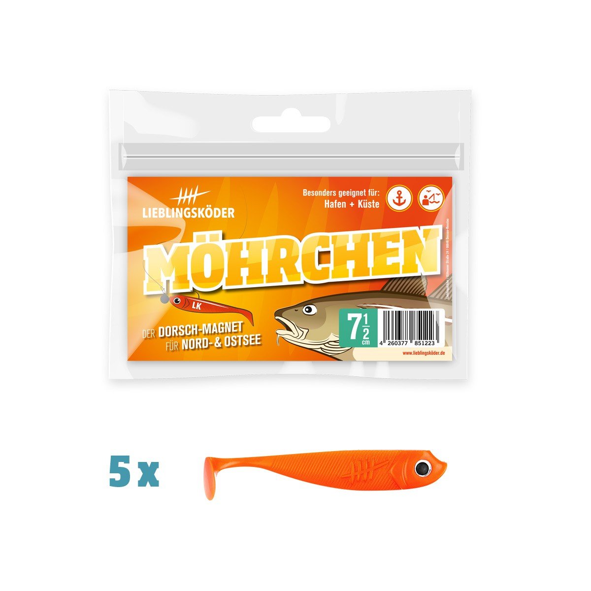 Unvtap Set Di 100 Pesci Di Gomma In Gomma, Set Di Esche In Gomma - Foto 5