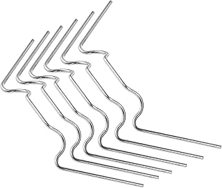 LATERN 150Pcs Greenhouse Glazing Clips, Stainless Steel Greenhouse Glazing Glass Clips Spring, W - Wire Fixing Clips for Greenhouse