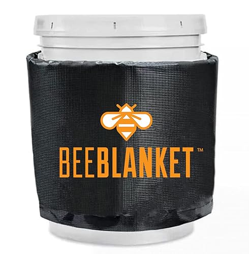 Powerblanket BB05 Bee Blanket - Calentador de cubo de 5 galones, mielcubo, 120 W, 120 V, gris carbón