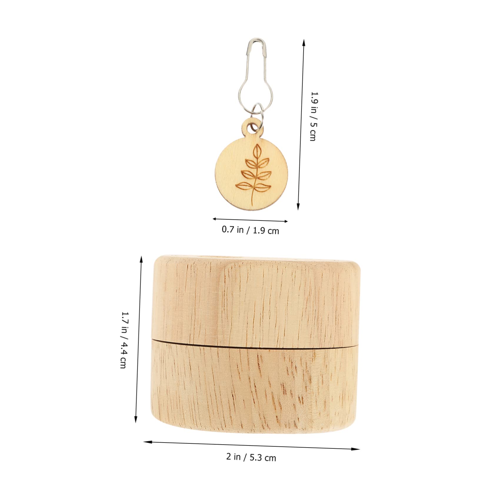 TEHAUX Marcadores De Puntos Madera Juego De Cajas De Almacenamiento Accesorios Para Tejer y Ganchillo Para Proyectos De Manualidades y