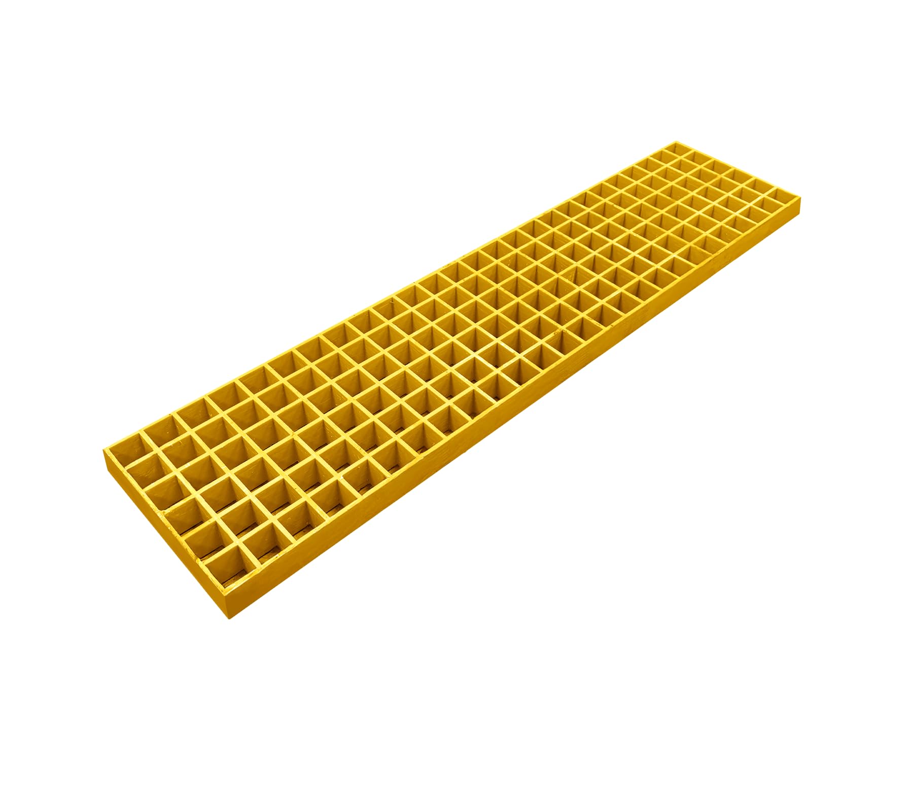 1 pc 39.4x9.5in Fiberglass Drain Grate,East-to-Cutting Molded Grating,High Strength Outdoor Trench Cover,Corrosion Resistance FRP Non-Slip Industrial Staircase Cover,Stair treads,Roof Tread