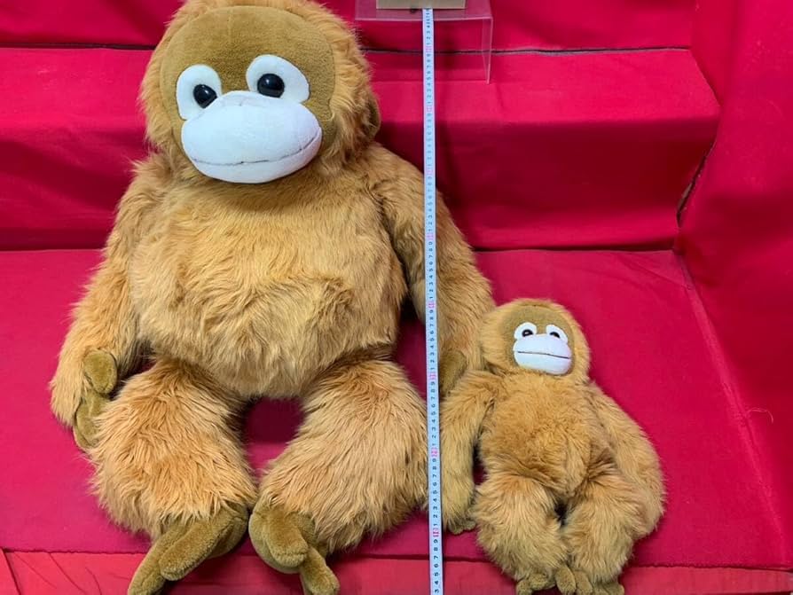 Amazon.co.jp: ナカジマ オランウータン 親子 ぬいぐるみ 2体 約90cmと