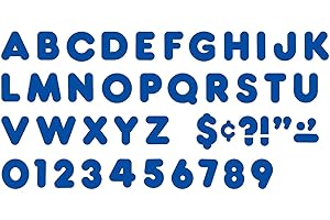 TREND enterprises, Inc. Royal Blue 4" Casual Uppercase Ready Letters