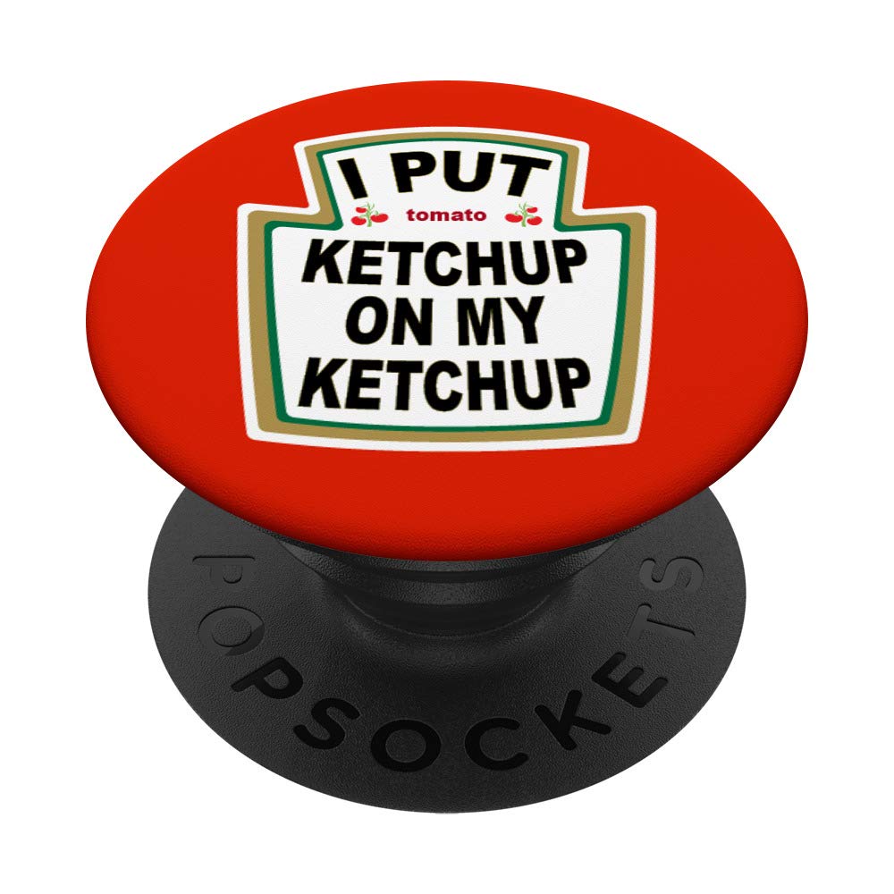 Ketchup Cute Red PopSockets PopGrip: Swappable Grip for Phones & Tablets