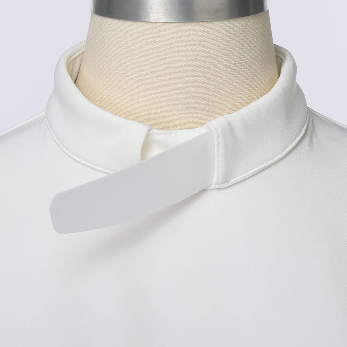 CAMDOM Abito da Clero Donna Linea A Elegante con Maniche Lunghe, Colletto e Cintura, Vestito Modesto per Chiesa