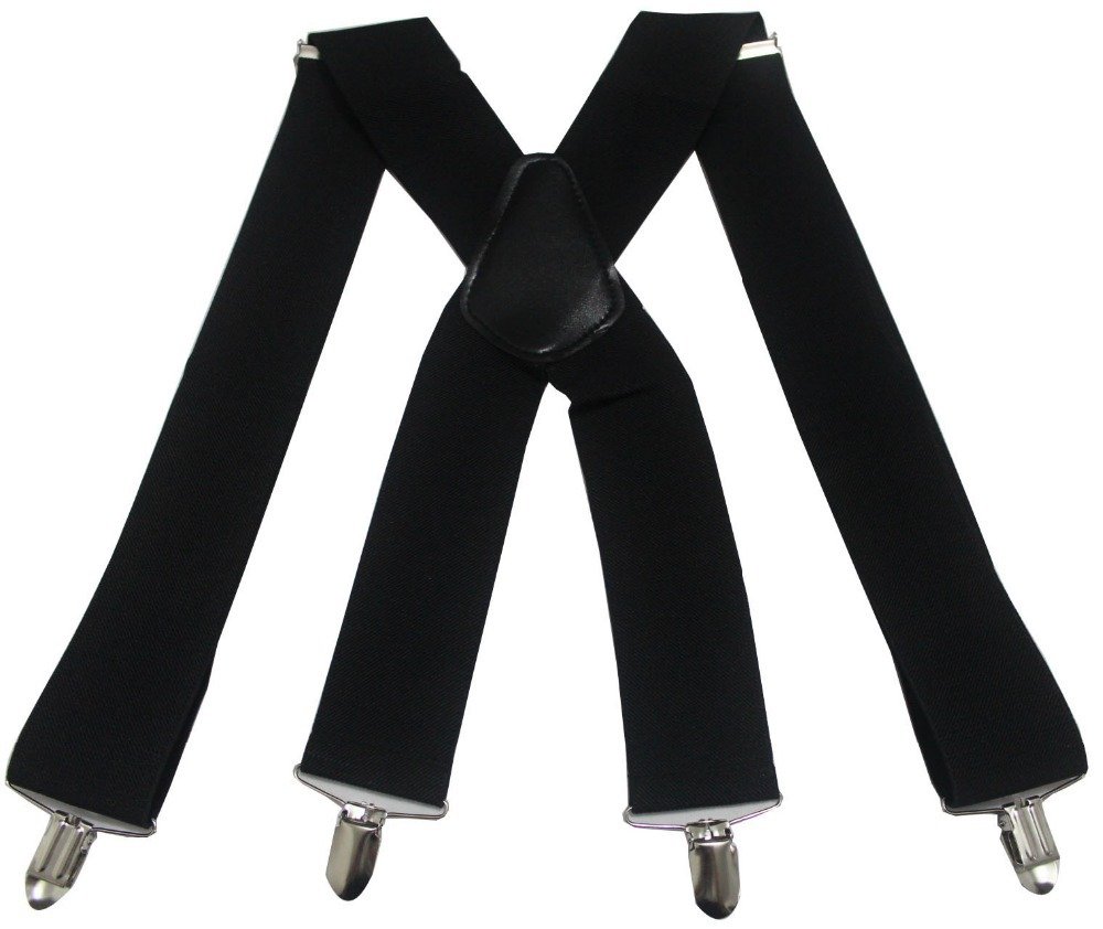 Tirantes Tirantes Hombre 2 Pulgadas 50mm Ancho Ajustable Cuatro Clip-on X-Back Elástico Negro Rojo Gris Heavy Duty Tirantes Tirantes Hombre (Color : 9)