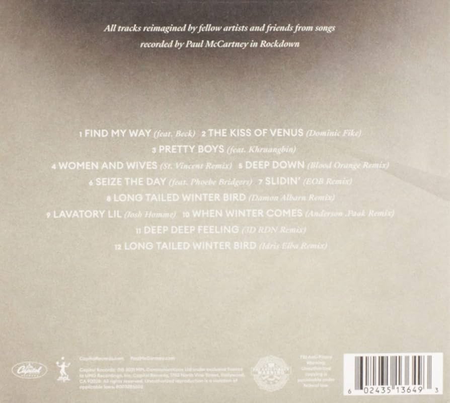 Amazon.co.jp: McCartney III Imagined: ミュージック