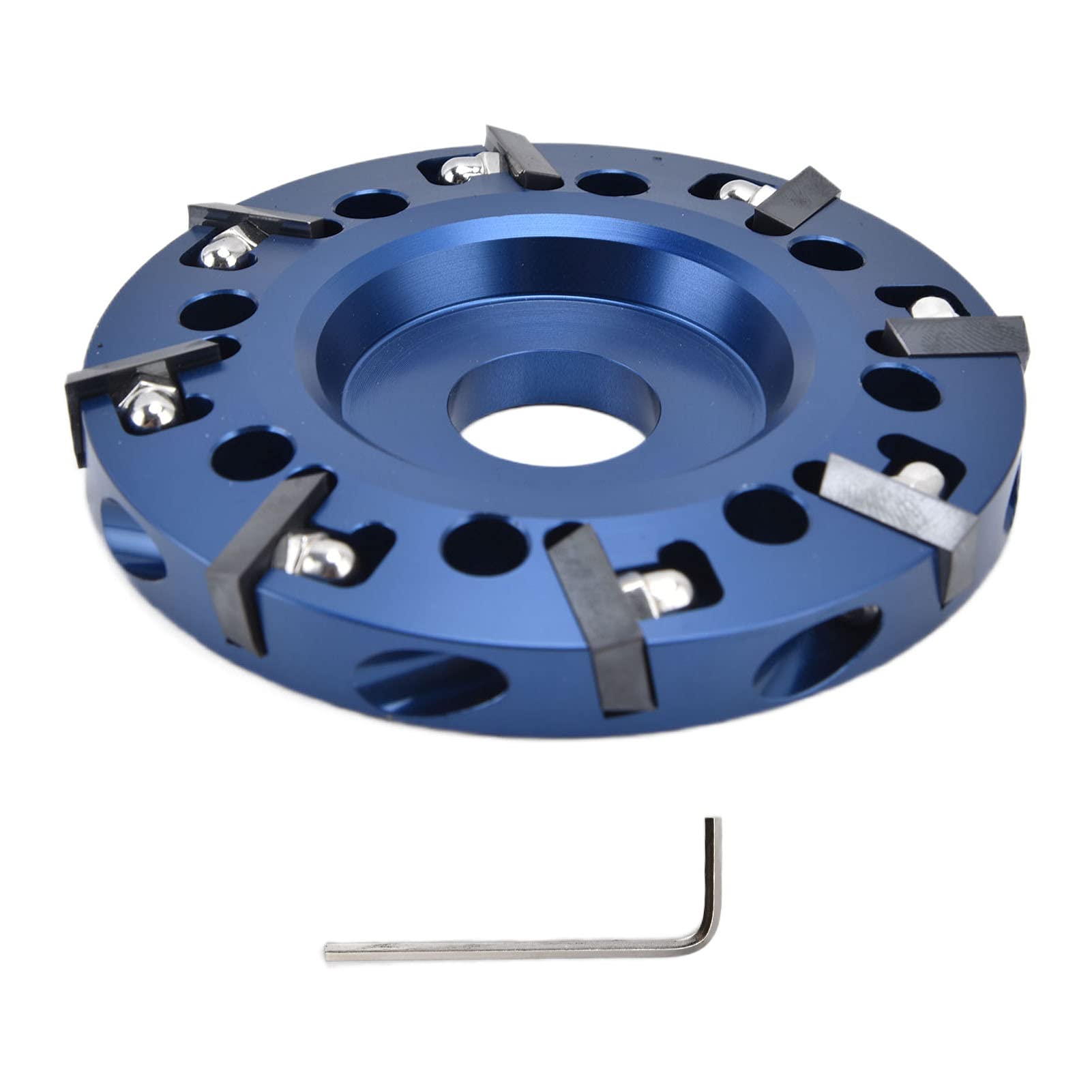 Lybunair Hoof Trimming Tool Aluminium Alloy Cutter Disc with 8 Blades for Horses Sheep Cattle Cow