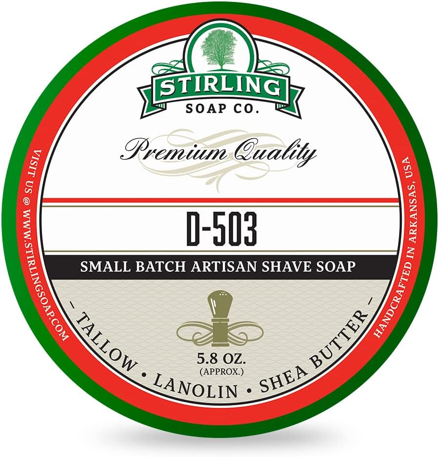 Jabón de afeitar Stirling D-503 de 170 ml.