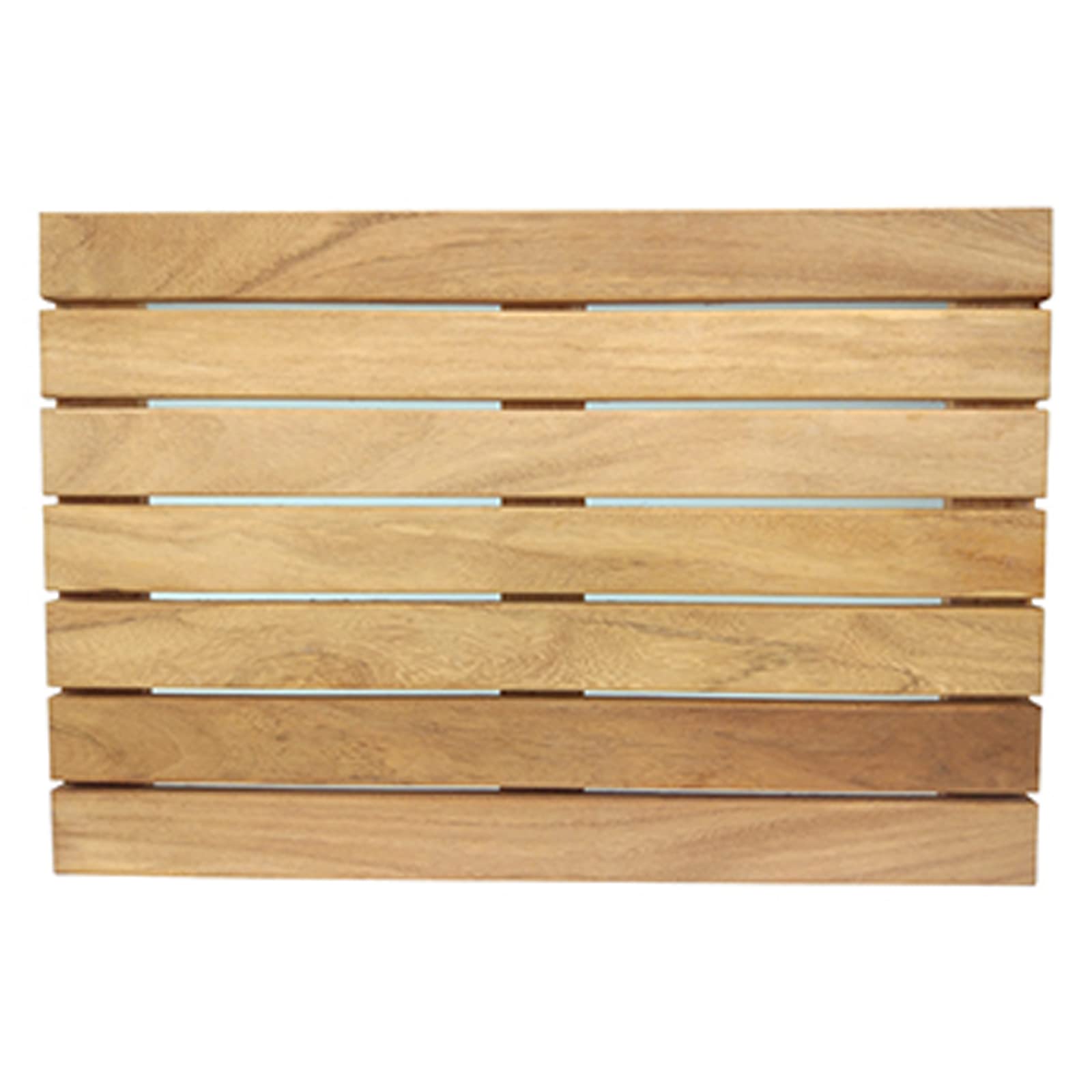 KDDEON Deluxe Rectangular Duckboard Bath Mat,Natural Duckboard Bath Mat,Shower Mat for Indoor Outdoor,Slatted Design,for Bathroom Showers,Bathtubs,Floors,Customizable (80x120cm/32x47in)