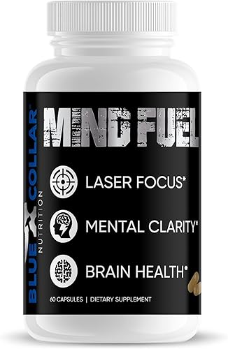 Mind Fuel - Suplementos cerebrales para la memoria y la concentración, aumentan la salud del cerebro y la claridad mental, suplemento