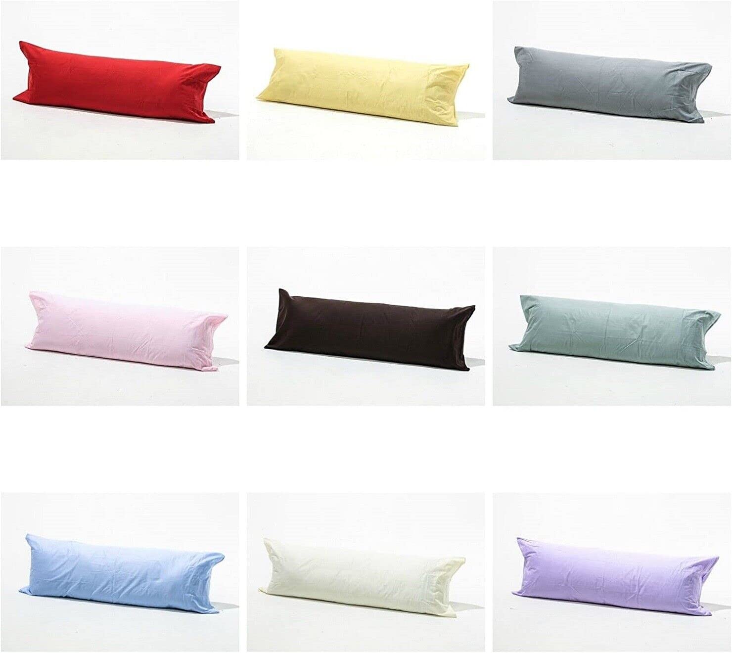 48 Inches Long Bolster Pillowcase For Nursing Pregnancy Support, Non-Allergenic Orthopedic Pillow Cases For Back Neck Maternity Support (4 Feet, Fuchsia)