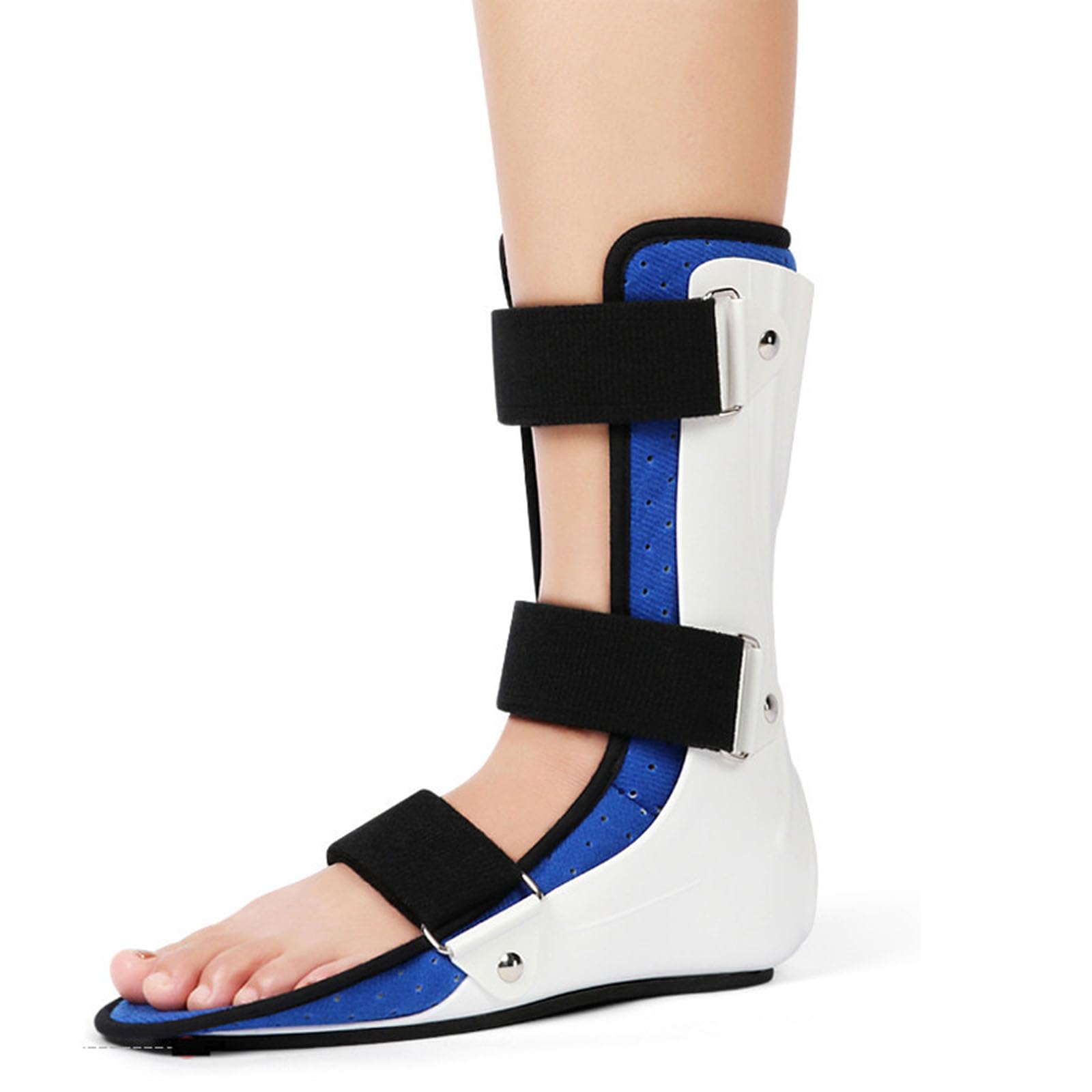 Tobillera Ortopédica Para Tobillo Y Pie, Ortesis Acolchada Para Tobillo Y Pie Caído, Para Lesiones De Tobillo Y Pie, Esguince O Fractura, Férula Transpirable Para Estabilizar El Pie, B Izquierda, S,