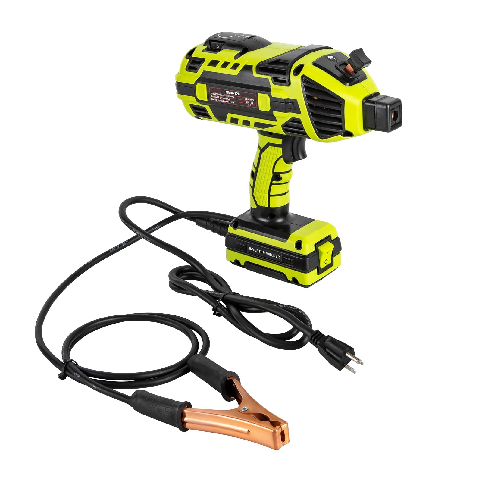 FXEIPOL Handheld Welding Machine, Electric Digital Welder Machine, Portable ARC Welder Machine Gun with Carrying Case, ARC Welder Gun Fits for 3/32