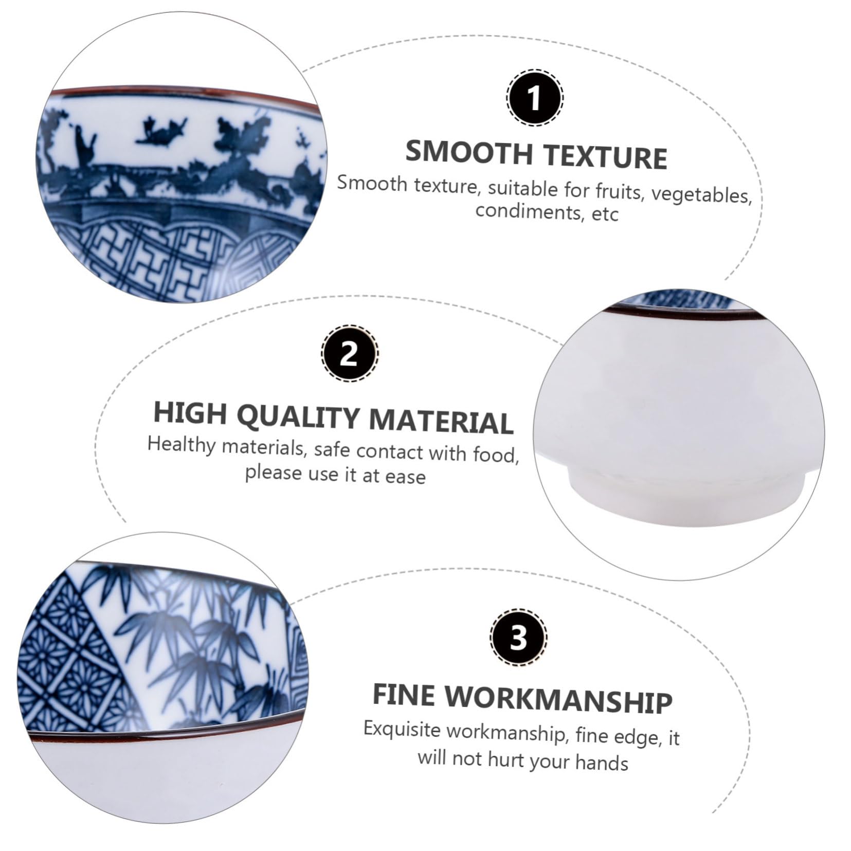 8 szt. Miska na ryż Ceramiczna miska na makaron Porcelanowa porcja Porcelanowa salaterka Miska na białe owoce Warzywa Talerz na słodycze Ceramiczna miska na owoce Orzechy Delikatne ubrania Ceramika d