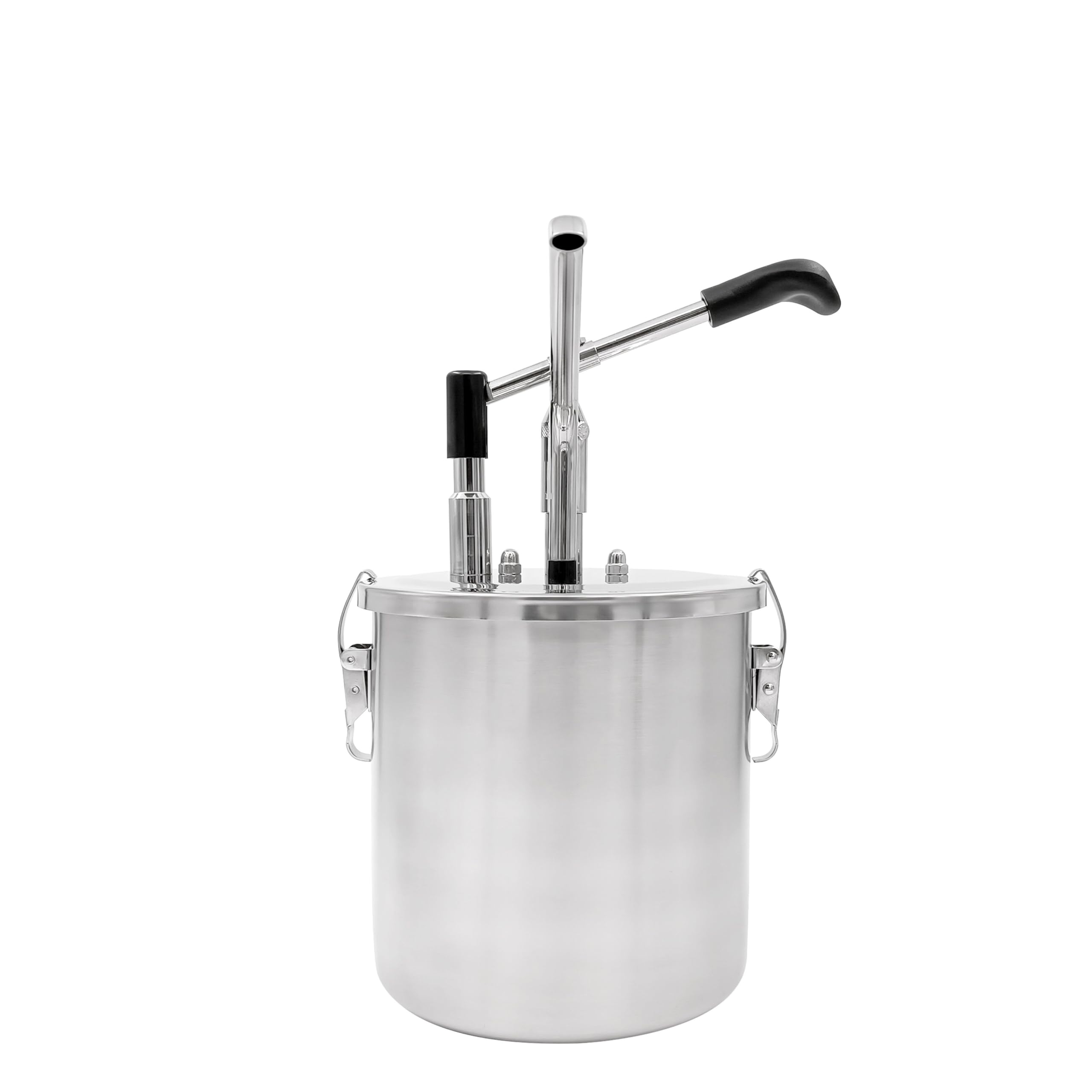GGM Gastro Saucenspender 4 L | Ideal für Foodtrucks, robuste Edelstahlkonstruktion, präzise portionierbar, einfache Reinigung, für kalte und warme Saucen