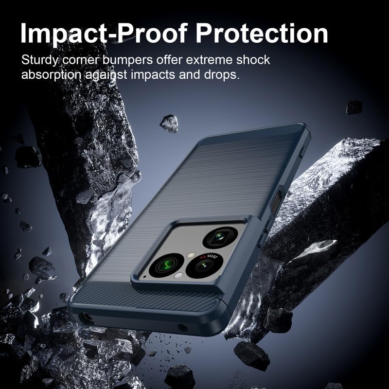 Image of Basic Case for Sony Xperia 1 VIII (Carbon Fibre Blue)