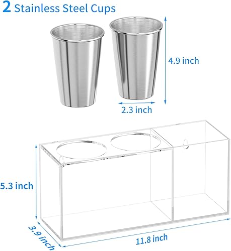 Miniatura 6 de NIUBEE Soporte para secador de pelo, organizador de herramientas para el cabello, soporte de pared, soporte para secadora de pelo, puerta de