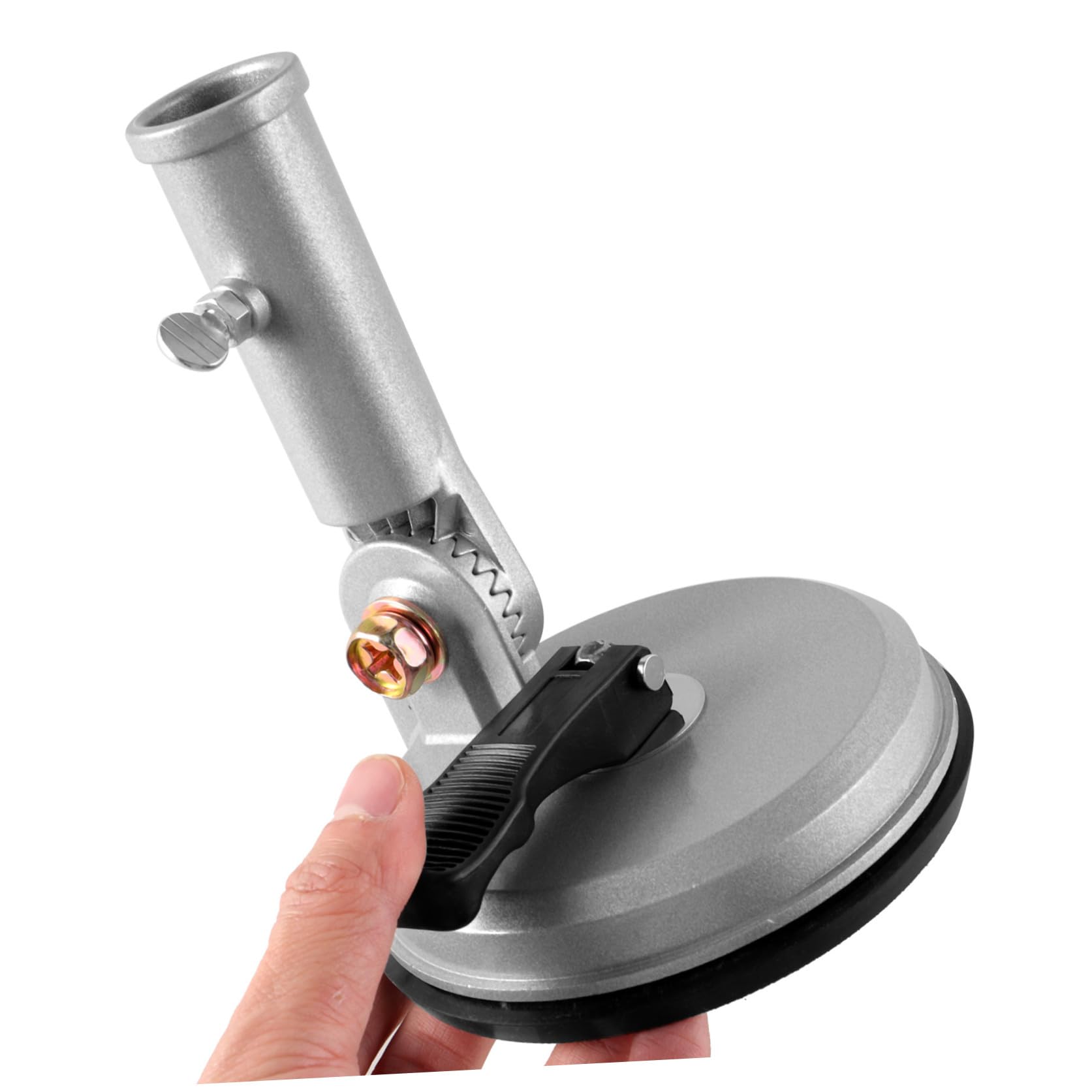 Minkissy Supporto Bandiera Ventosa Resistente al Vento Forte per Auto in Lega di Alluminio e Gomma Base Regolabile a 180 Gradi