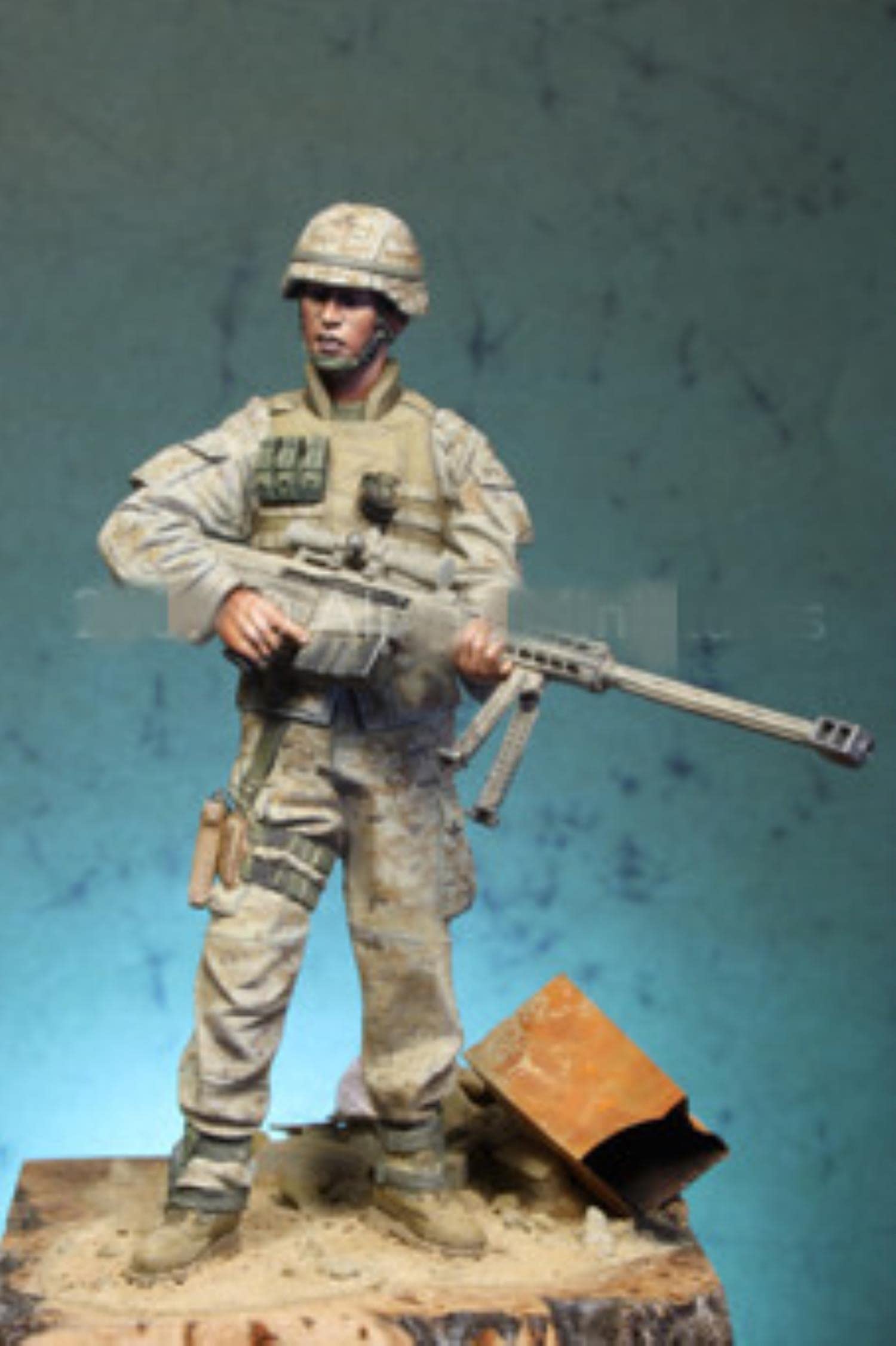 1/16 Figura in Resina Kit Modello GK Modern US Army Kit smontato e Non Verniciato S62