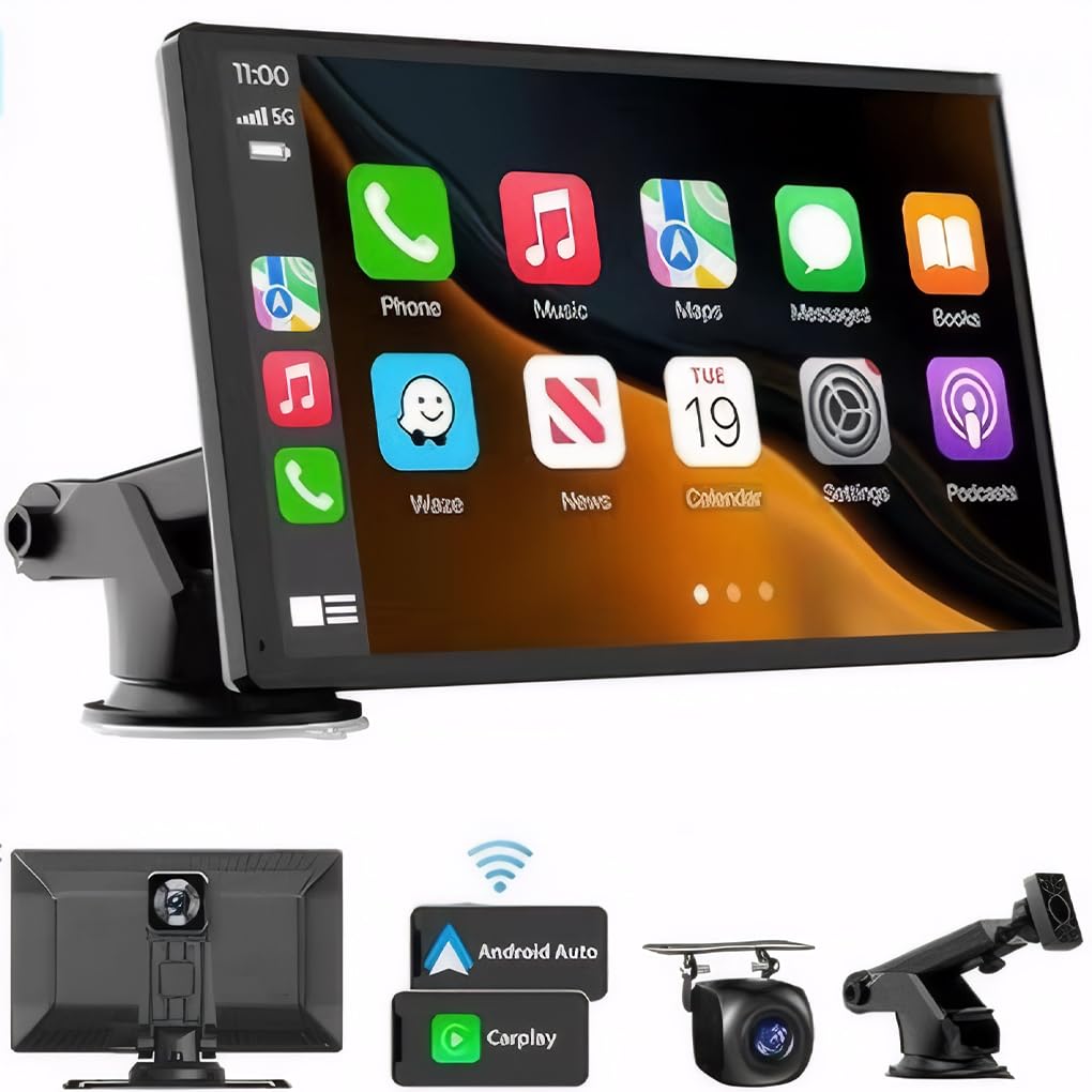 Rejestrator ruchu drogowego o wysokiej rozdzielczości z ekranem | do samochodu oferujący bezprzewodowe połączenie Bluetooth ze smartfonem.