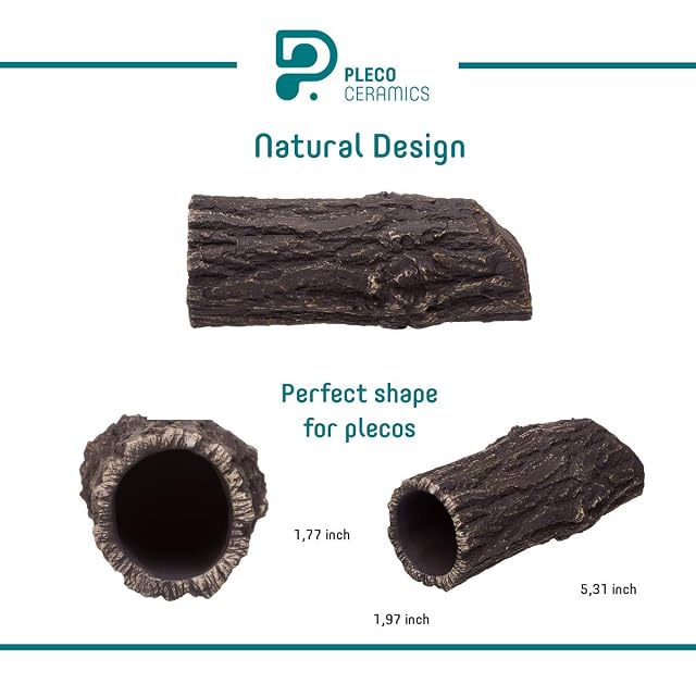 Foto 4 de 8 de Plecoceramics Pleco Cueva Natural Cría Cerámica Decoraciones Pecera Acuario Tamaño Mediano