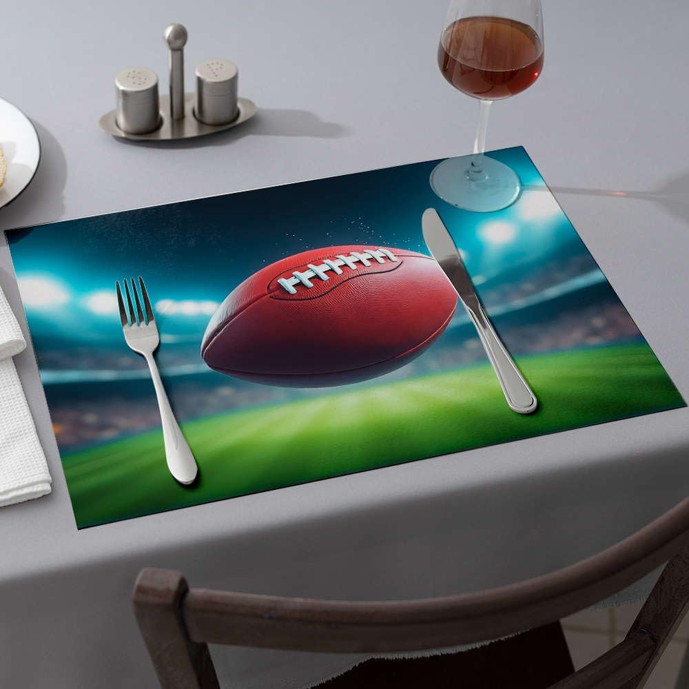 Set de table football lavable pour protéger la table des enfants fans de foot