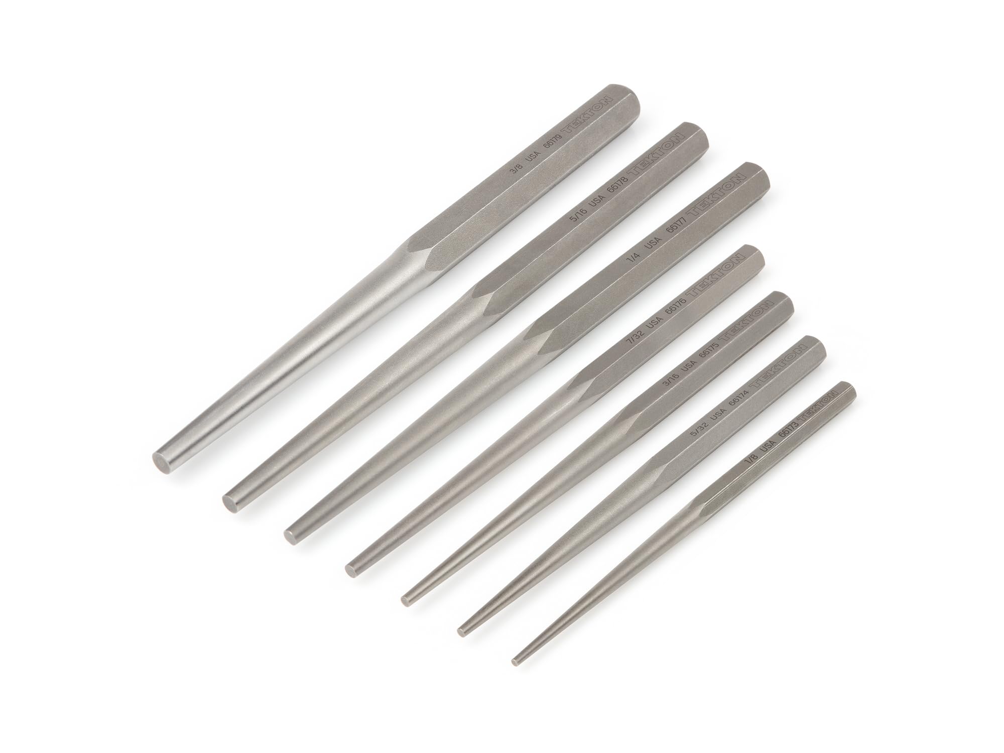 TEKTON Alignment Punch Set, 7-Piece (1/8-3/8 in.) | PNC96003