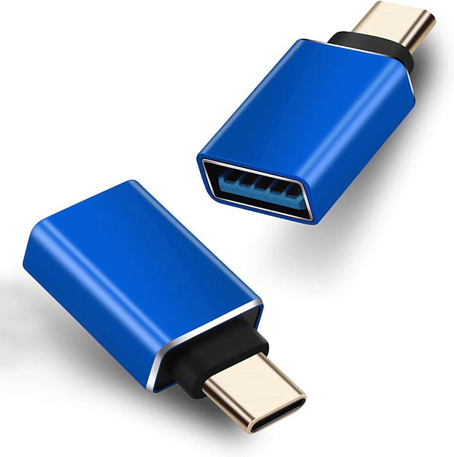 URELEGAN USB C to USB Adapter 2Pack, USB TypeC Male to