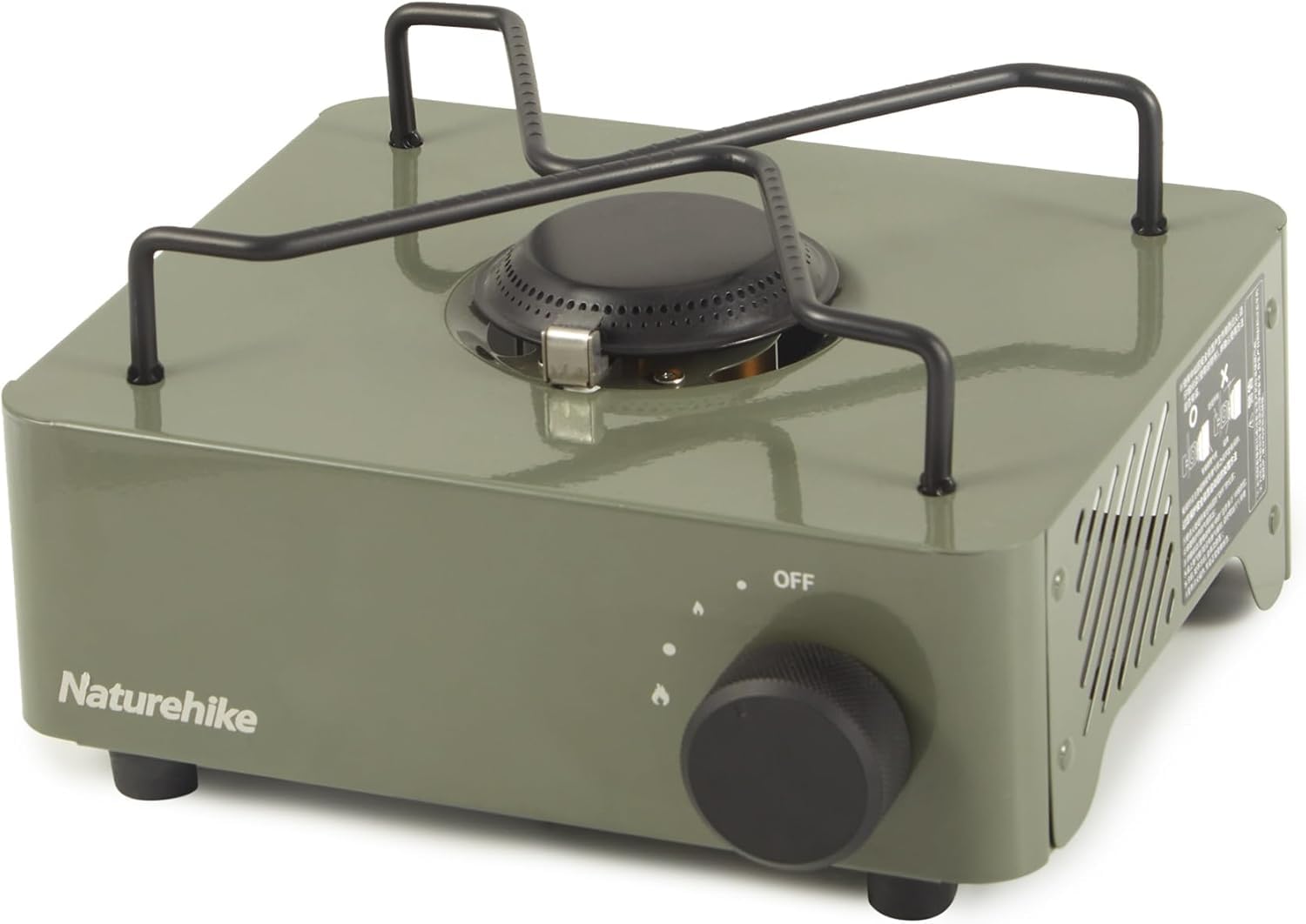 Naturehike Mini estufa de gas portátil para camping para senderismo y viajes, diseño compacto, compatible con recipientes de butano y propano
