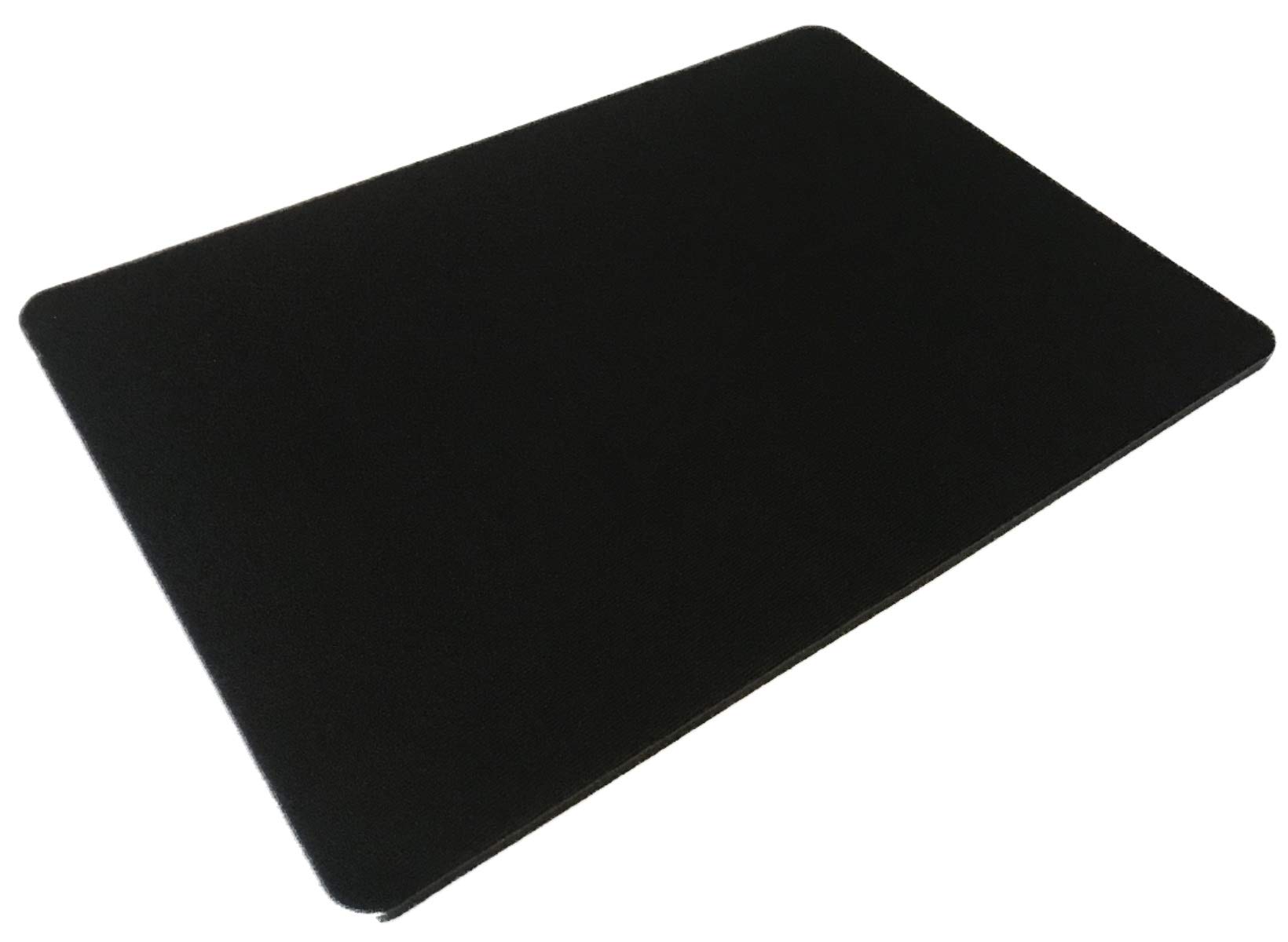 Premier Black Close-up Magic Pad, Non-Slip Grip Table Mat for Card Tricks and Coin Illusions - 11 by 16 Inches