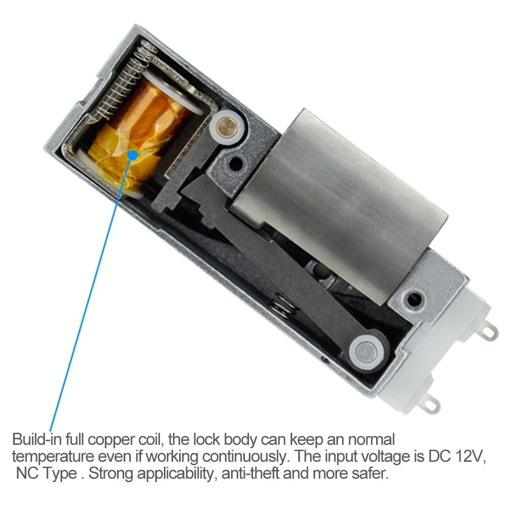 LIBO Stand-Alone Tür Zugangskontrollsystem Kit Set mit 180kg / 350lbs Elektrischer Magnetverschluss, DC12V / 3A Netzteil, Schaltfläche Beenden, 10pcs RFID EM ID Keyfobs