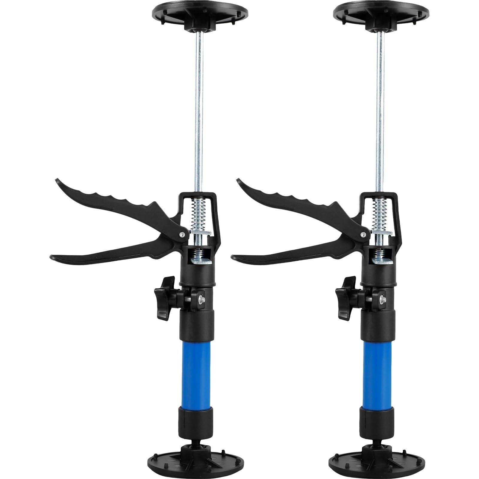 Telescopic Support Rod Third Hand Jack Steel Cabinet Board Lifting Adjustable Work Bracket Labor-Saving Tool for Walls