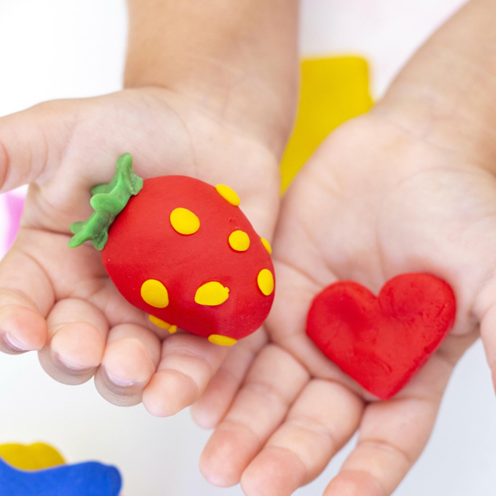 Abaodam Juego de Arcilla Polimérica para 36 Piezas, 36 Colores Bolsa Arcilla Ligera y Herramientas para Esculpir, Kit de Manualidades de Secado al Aire para Arte y Modelado Infantil