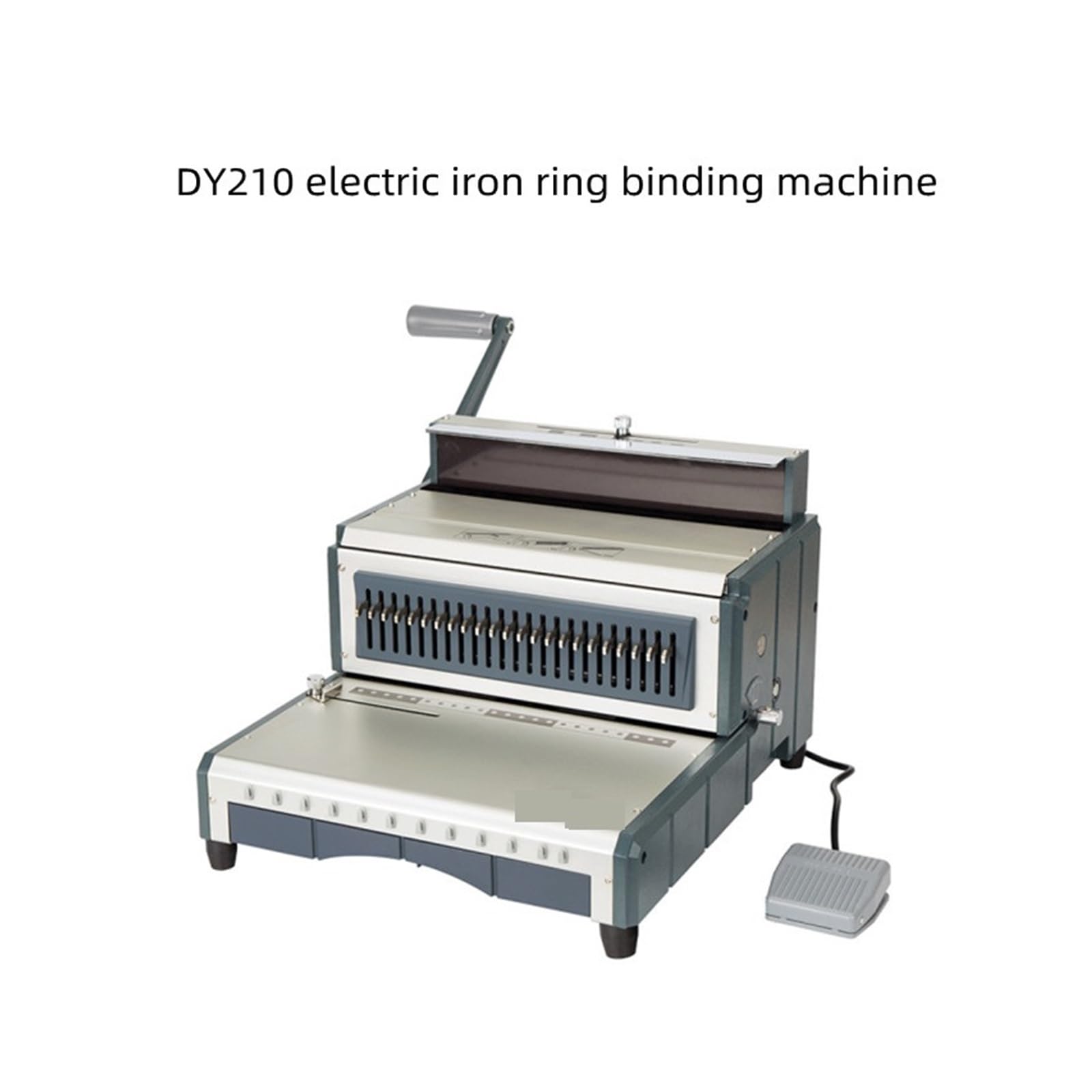 Máquina Encuadernadora, Encuadernadora eléctrica de espiral 2:1 Máquina de encuadernación eléctrica con engrosamiento de anillos de hierro Máquina de encuadernación de doble línea Calendario de escrit