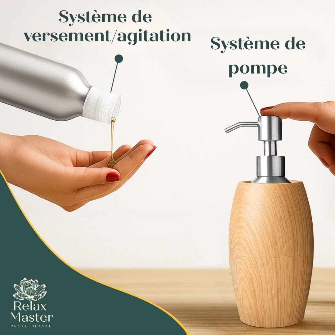Relax Master Chauffe-huile de massage électrique et chauffe-huile de massage – Parfait pour les salons de massage, la guasha, le bien-être, le spa et les amateurs de massage