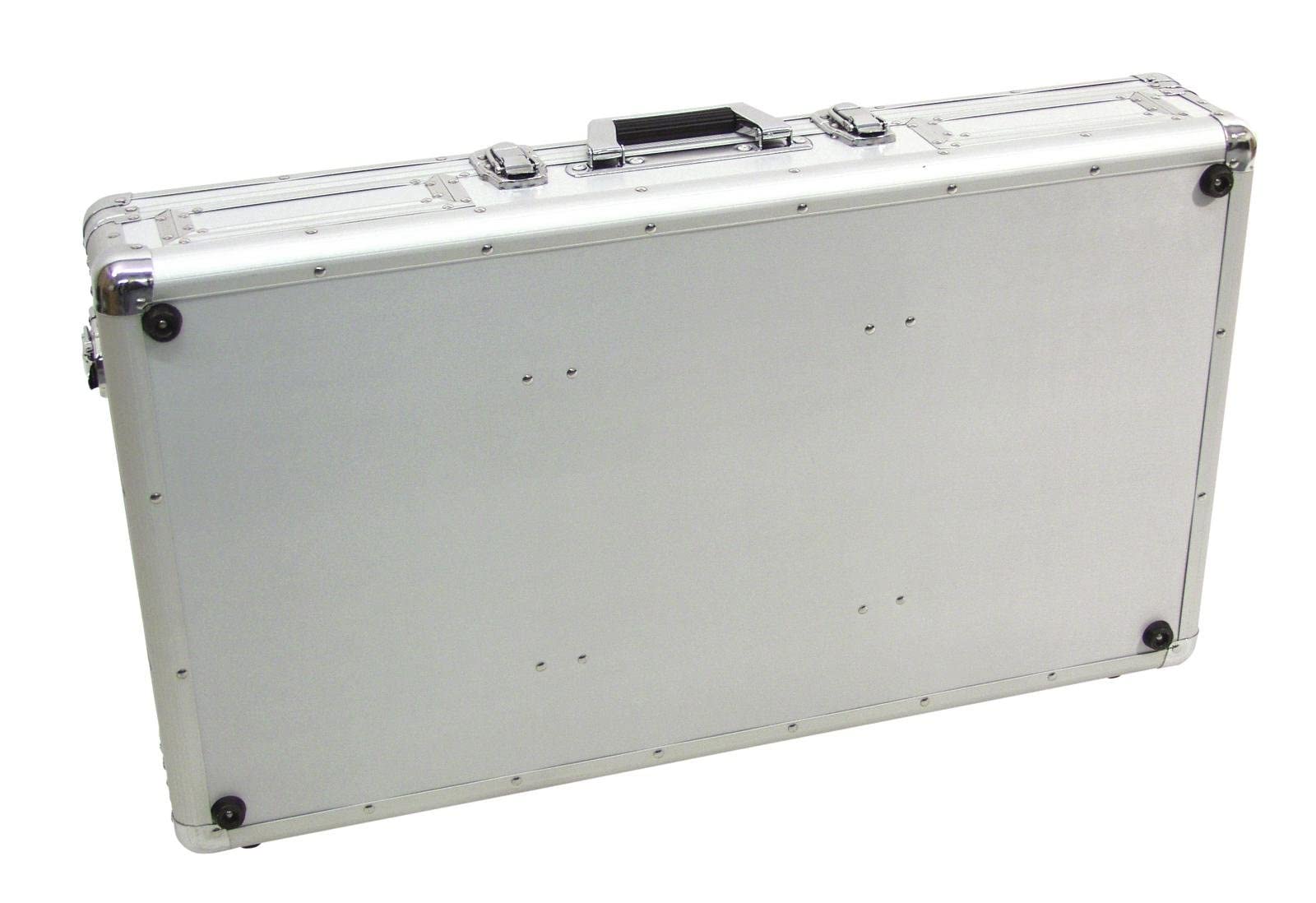 Omnitronic Professional DJ Flight Case in Alluminio. Per due DJ CD player e una console da 10 "mix DJ. Dimensioni 840x470x155 mm.