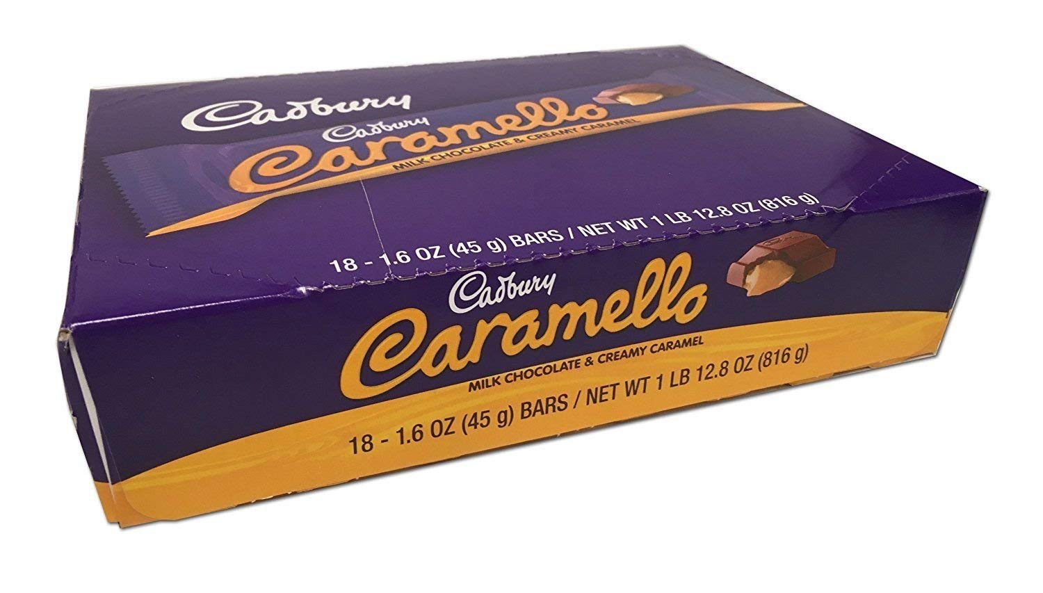 CADBURY CARAMELLO 1.6oz Candy Bars - 18ct - pack of 2
