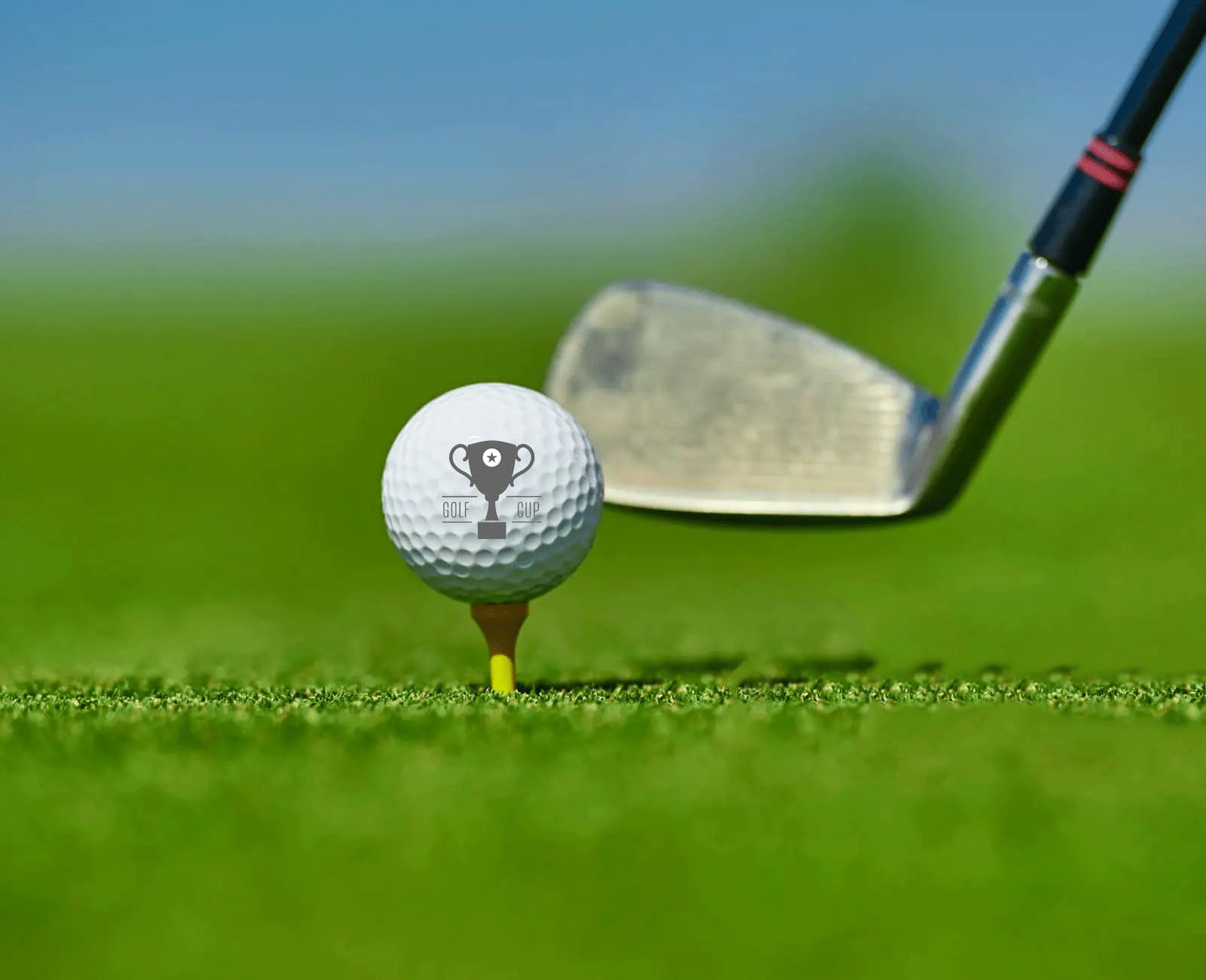 Personalisierte Golfbälle mit individueller Beschriftung Foto/Logo/Name für Hochzeiten und Freizeitaktivitäten Neuheit Golfgeschenke für Papa Golfer, 3er-Pack