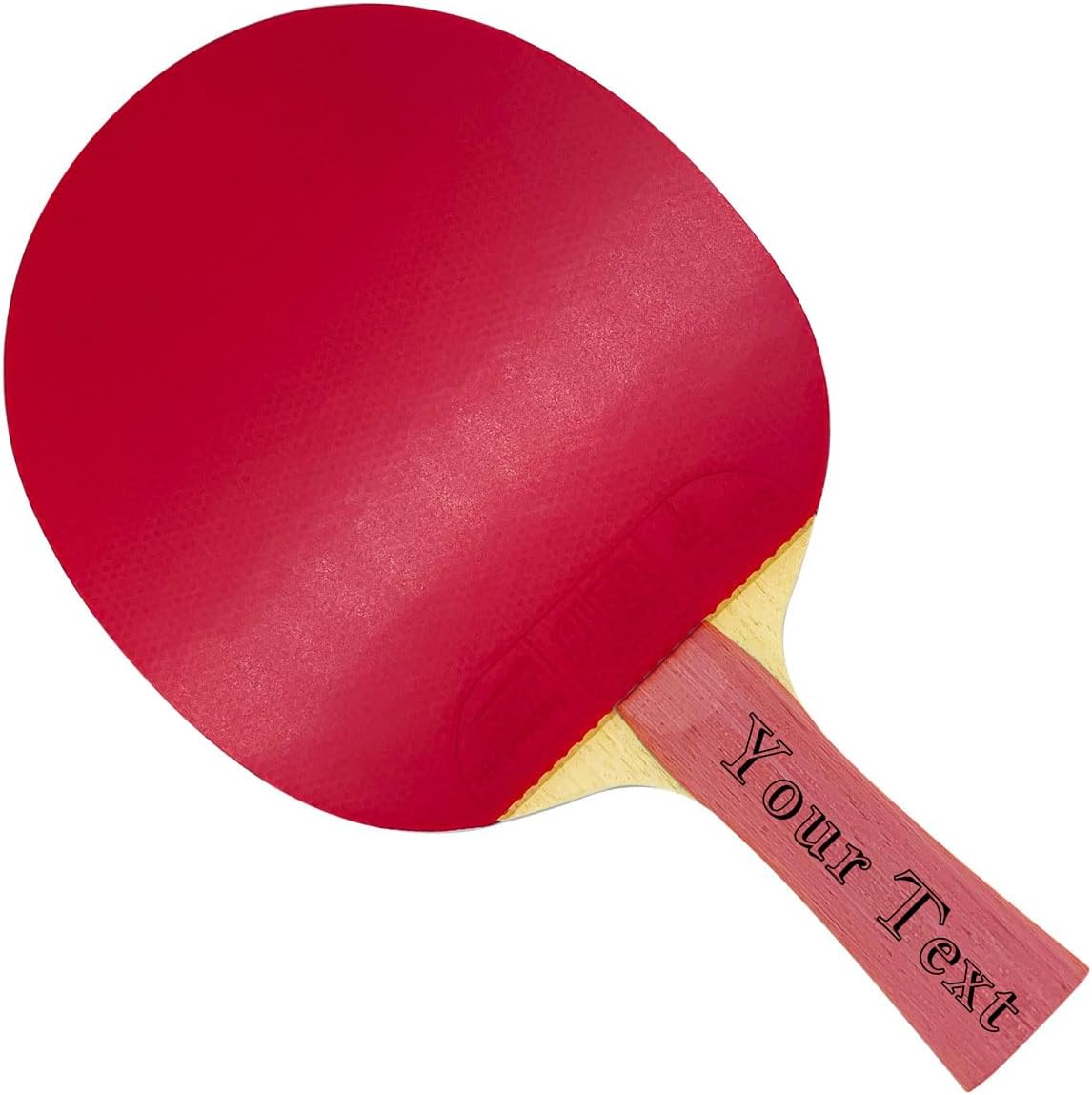 Professional Custom Ping Pong Paddle | Dominate with Our Olympic & Tournament Legal 5-Ply Paddle | Custom Message, Font, & Color | Personalized Ping Pong Paddle | Custom Table Tennis Racket