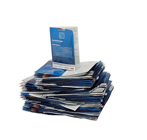 10 BUSTE Detergente monouso vetroceramica induzione 15ml compatibile con Bosch Siemens Neff Gaggenau