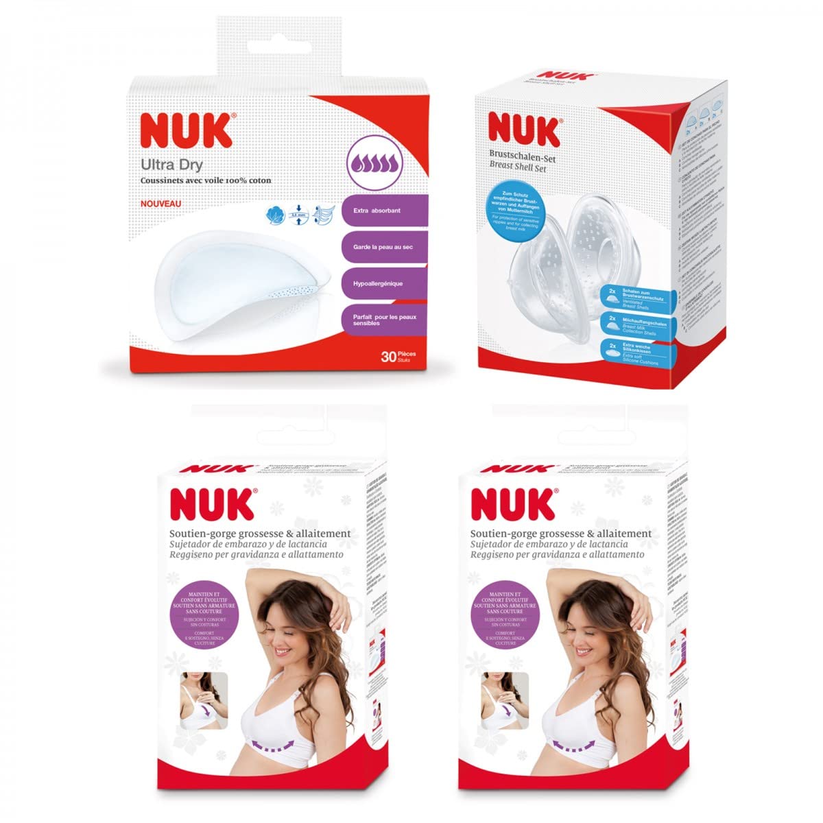 NUK - Lote de lactancia (talla L)