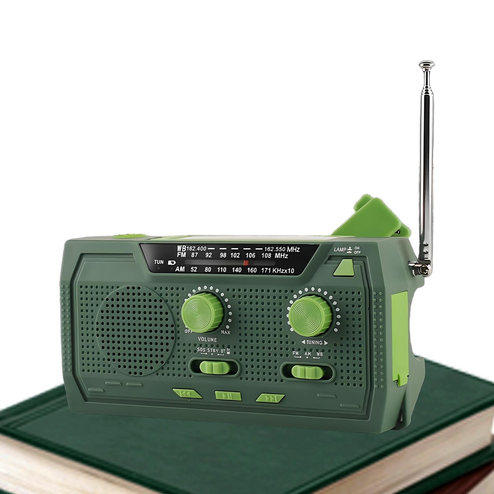 Radio Przenośne AM FM SOS Alarm Latarka LED