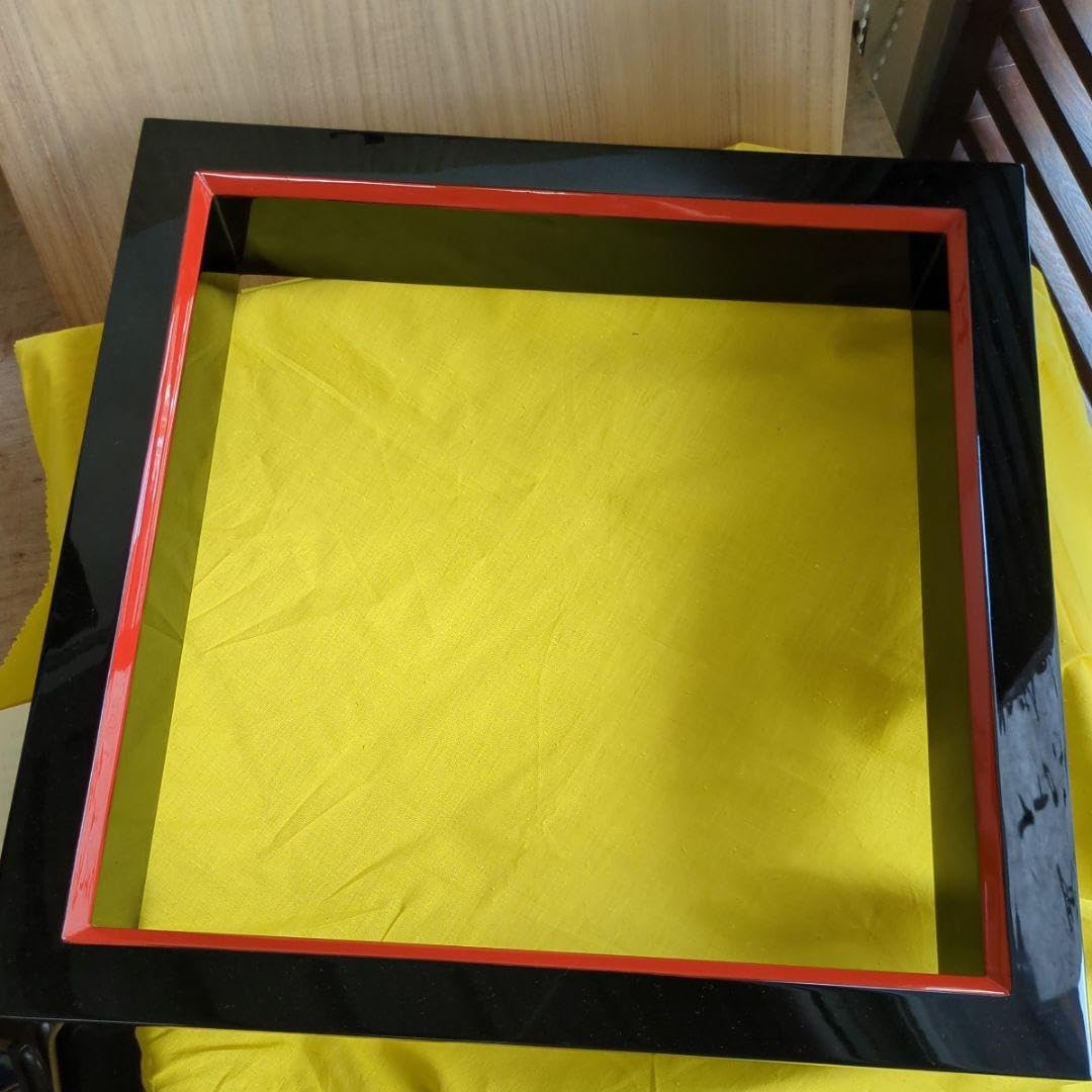 炉縁　輪島塗　漆器　木製　茶道具　茶道　木箱 炉縁輪島塗漆器木製茶道具茶道木箱