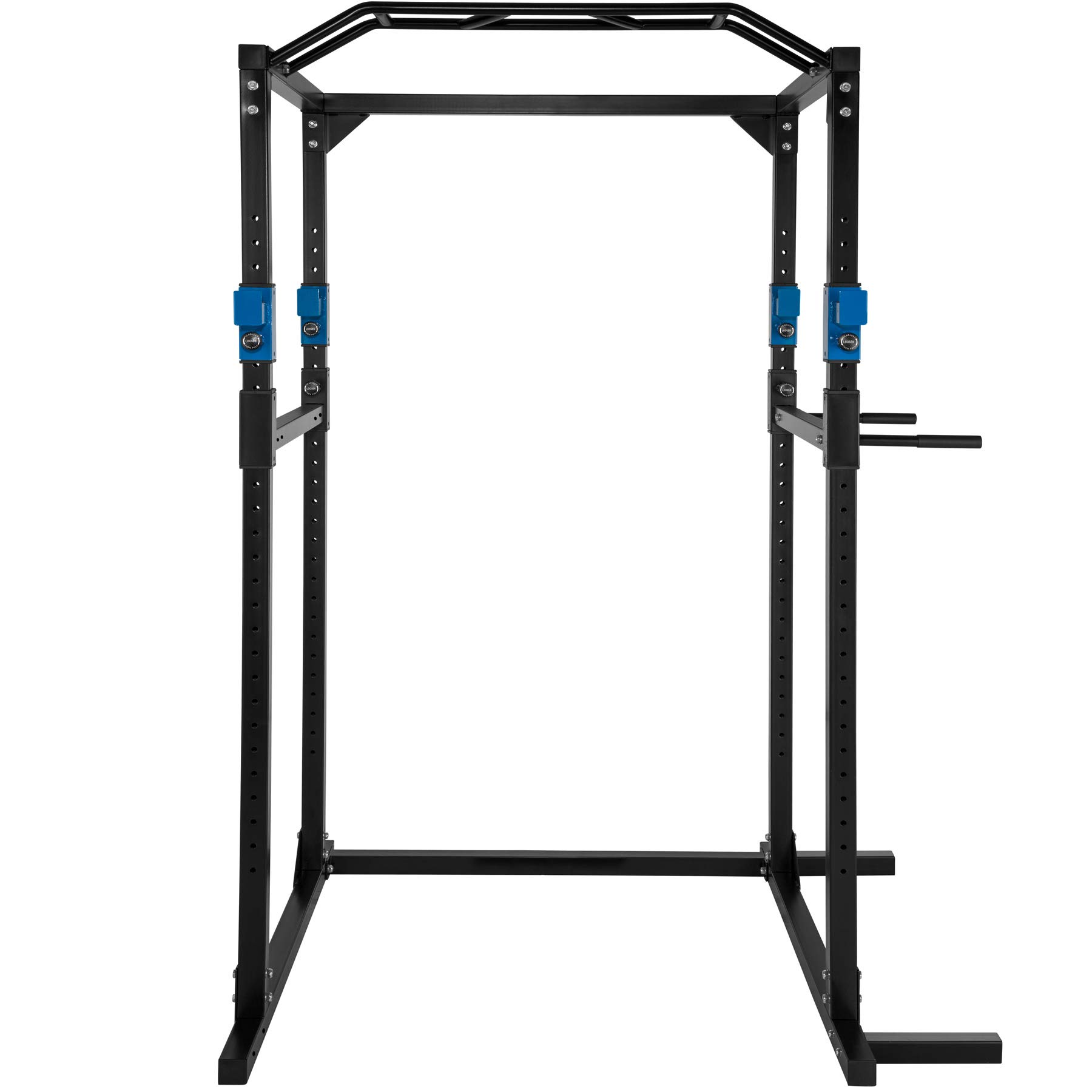 tectake Station de Musculation Cage de Musculation | Double Barre de Traction | Barres à dips emboîtables - diverses Couleurs et modèles