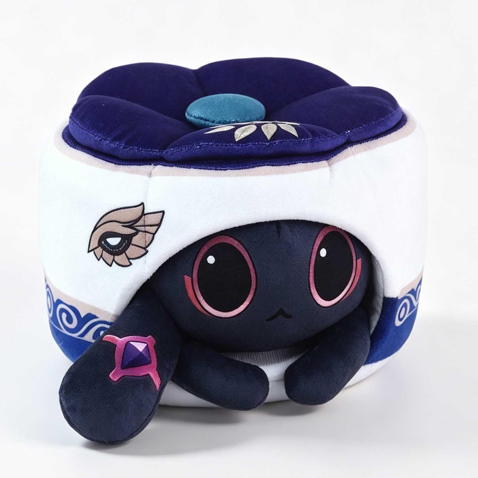 TOPLITHE Star Rail Plush Pillow, 3D Cat Anime Decor, Dr.Ratio, 16CM/6IN